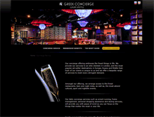 Tablet Screenshot of greekconcierge.com